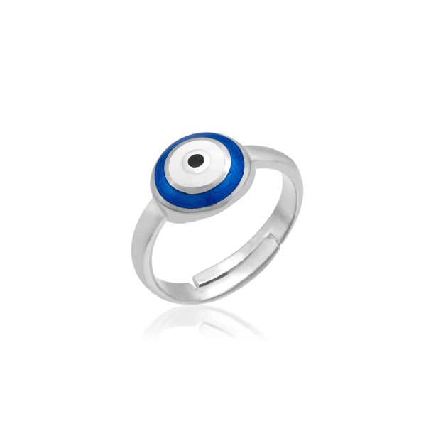 Silver Evileye Ring