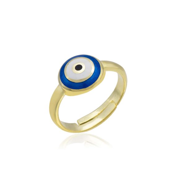 Silver Evileye Ring