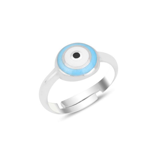 Silver Evileye Ring