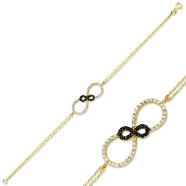 Pulsera fantasma de oro 14k-Infinity