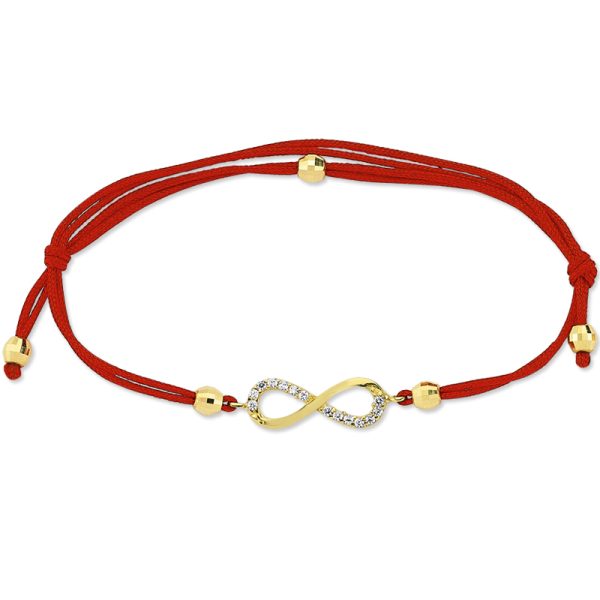 14k Gold Friendship Bracelet-Infinity