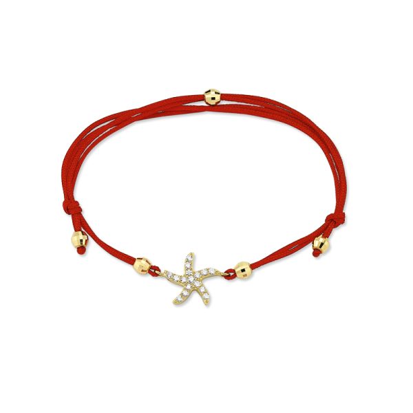 14k Gold Friendship Bracelet-Star