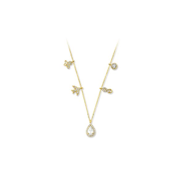 14k Gold Lucky Necklace