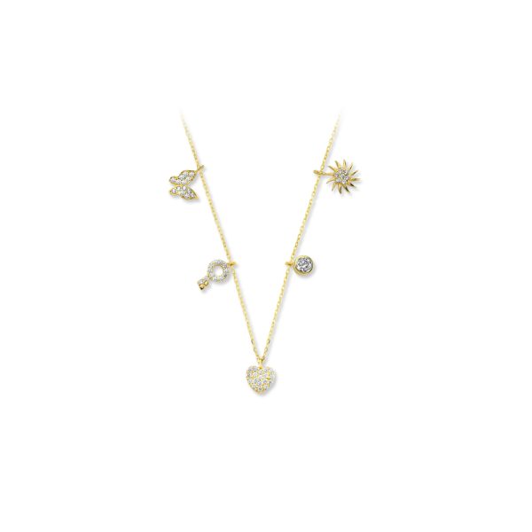 14k Gold Lucky Necklace