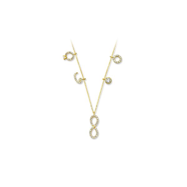 14k Gold Lucky Necklace