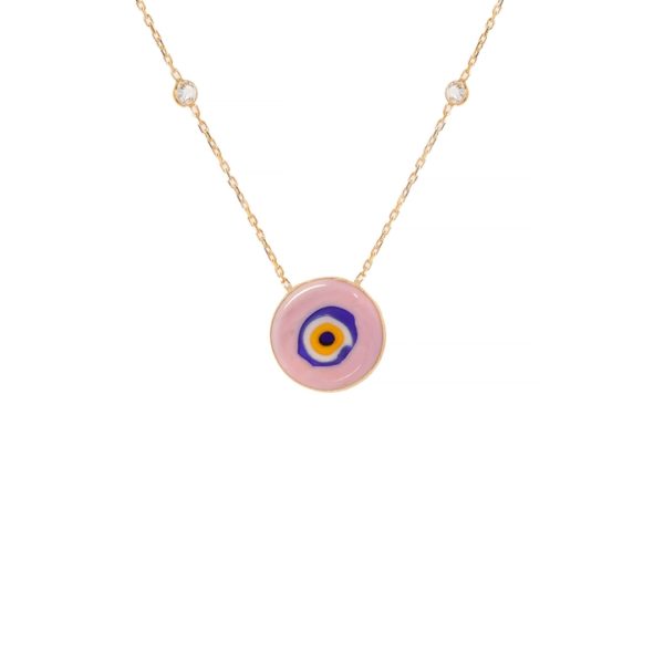 Silver Handmade Evileye Necklace