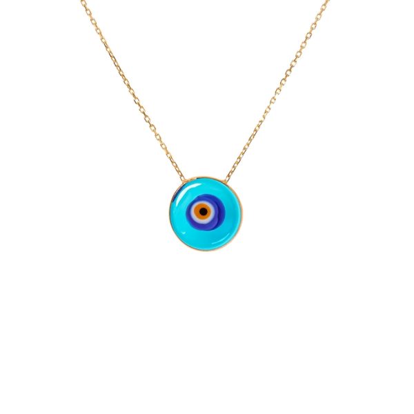 Silver Handmade Evileye Necklace