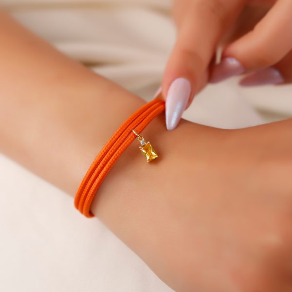 Magnetic Lucky Bracelet/Orange