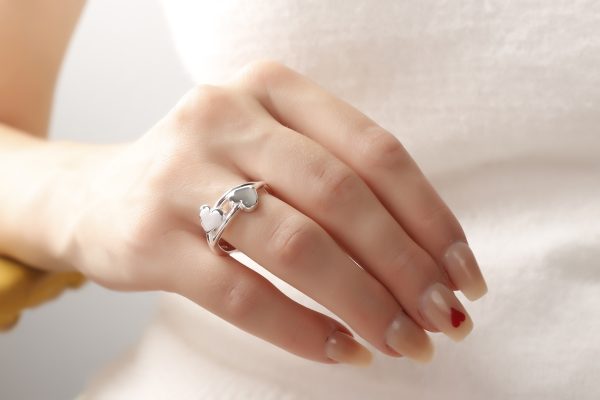 Silver Woman Plain Ring