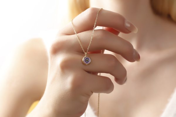 Silver Handmade Evileye Necklace