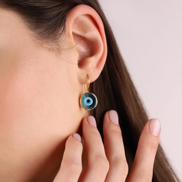 Silver Handmade Evileye Earring